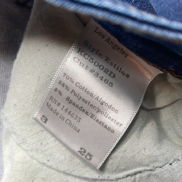 KanCan Jeans Deans Kan Can Mid Rise Skinny Jeans KC7085 Stretchy Size 25 - Picture 5 of 10